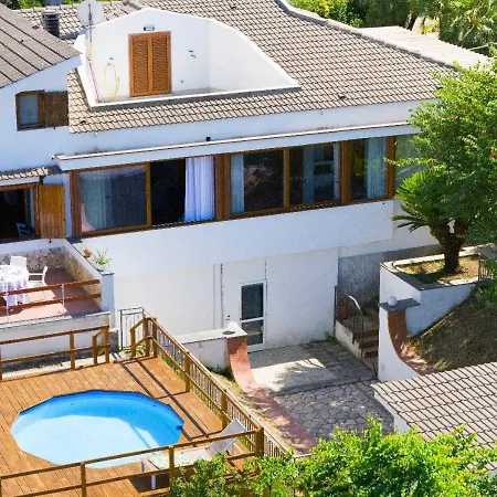 Indipendente Panoramica, Terrazze E Giardino Villa Massa Lubrense